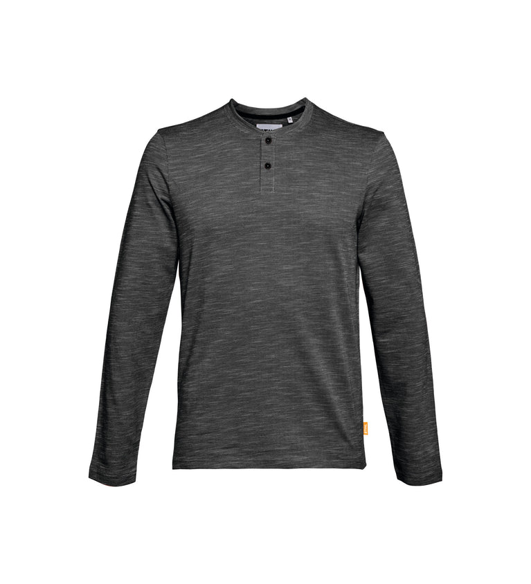 Langarmshirt Gr. XL HENLEY Grau