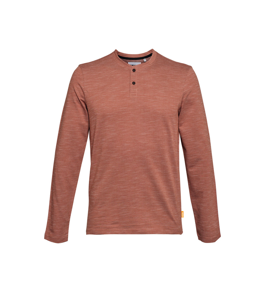 Langarmshirt Gr. XL HENLEY Orange