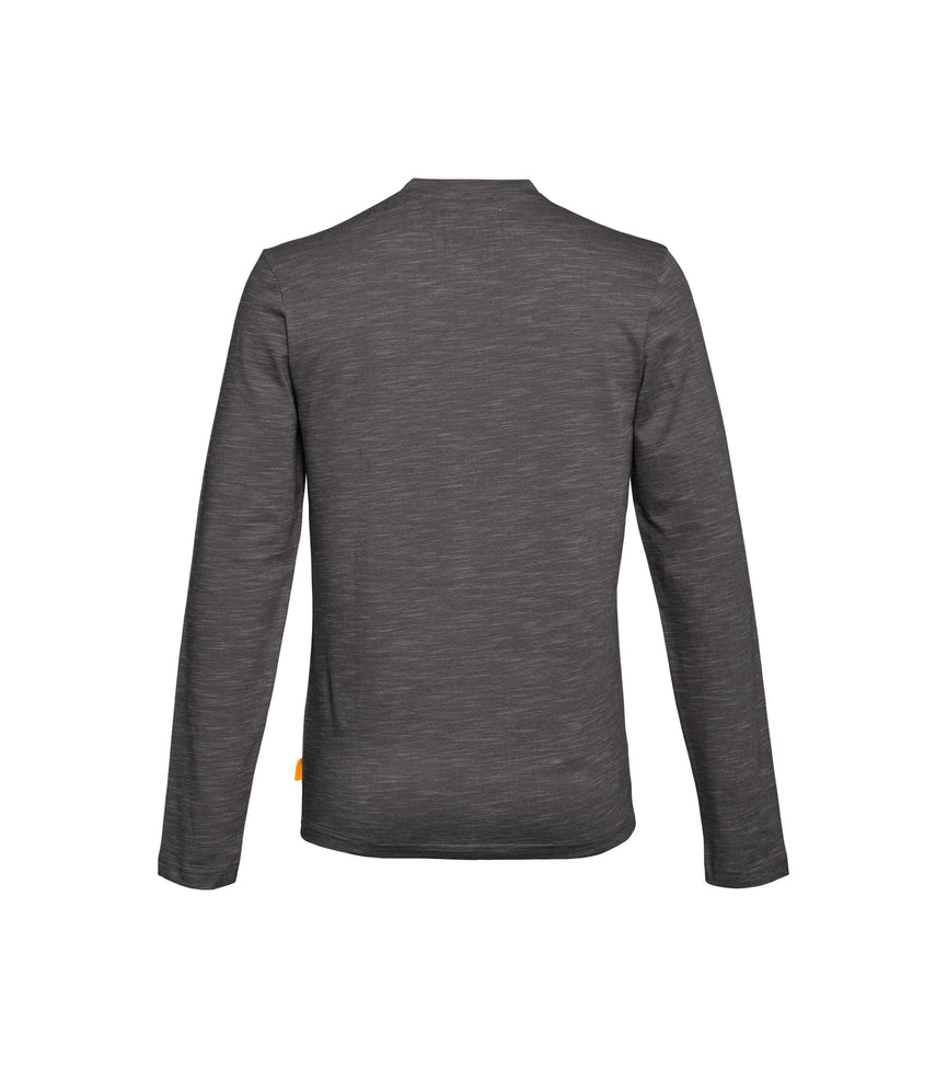Langarmshirt Gr. M HENLEY Grün