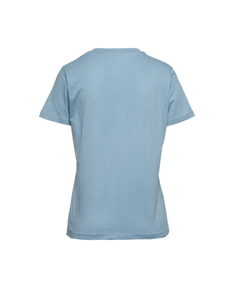 T-Shirt Gr. S Damen BASIC Blau
