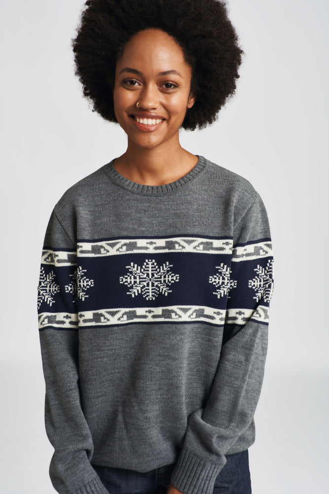Pullover Gr. XS WINTER SEASON 23 Blau/Grau