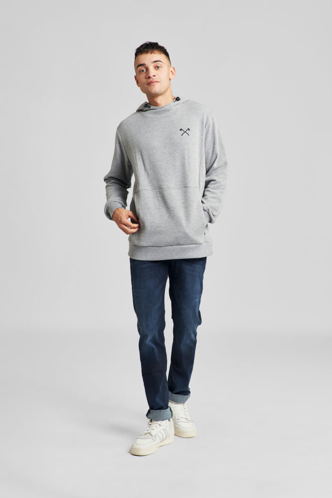 Hoodie Gr. M LOGO TIMBERSPORTS® Grau