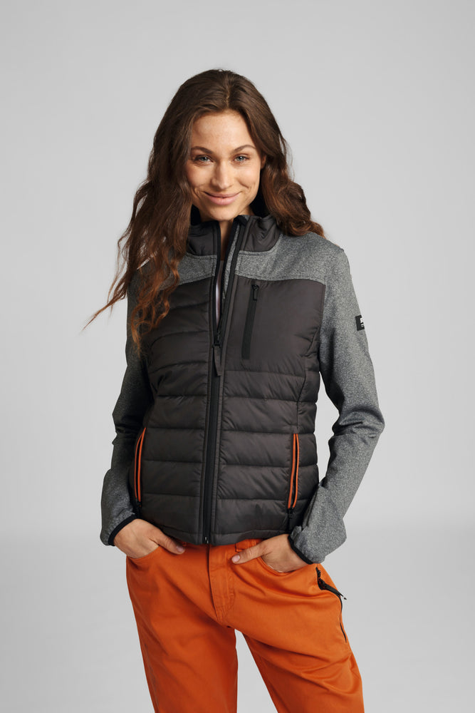 Jacke Gr. XS Damen HYBRID Grau