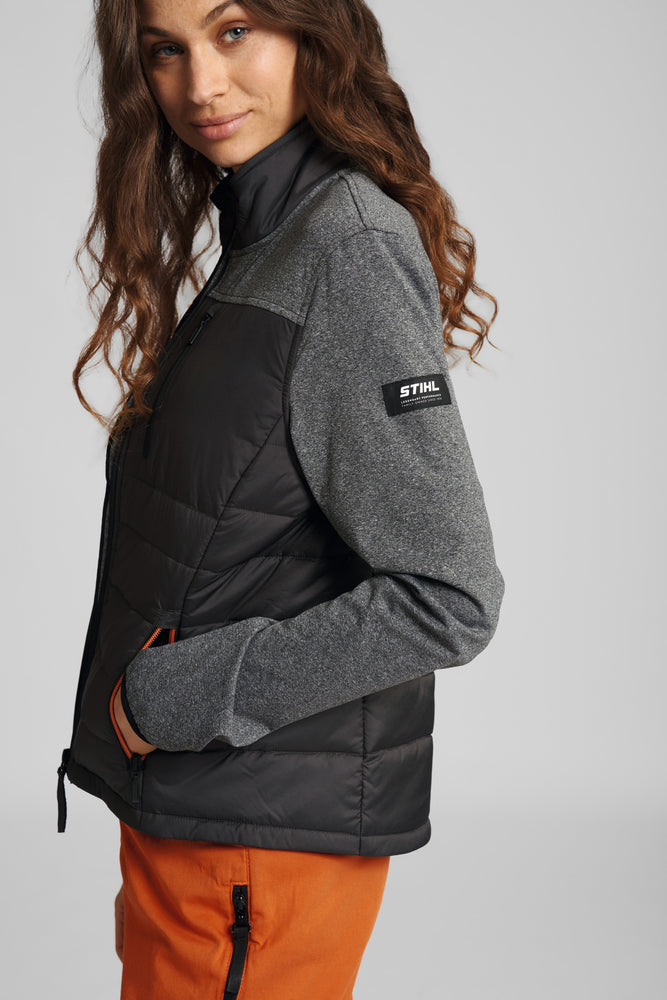 Jacke Gr. XS Damen HYBRID Grau