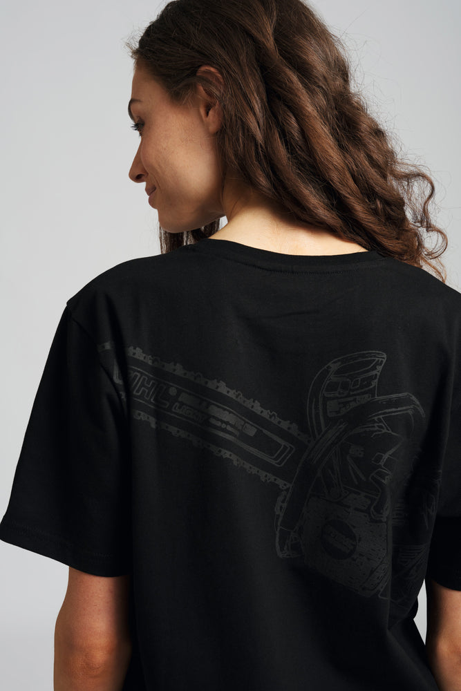 T-Shirt Gr. XXXL MS 500i BACK Schwarz