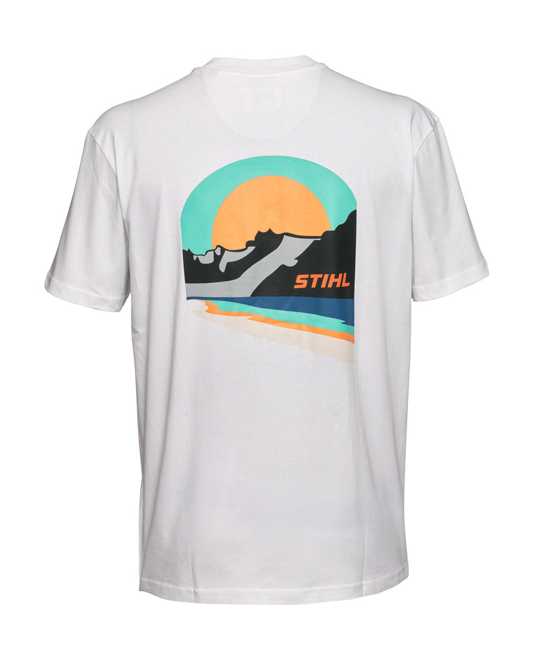 T-Shirt Gr. L SUNSET WHITE