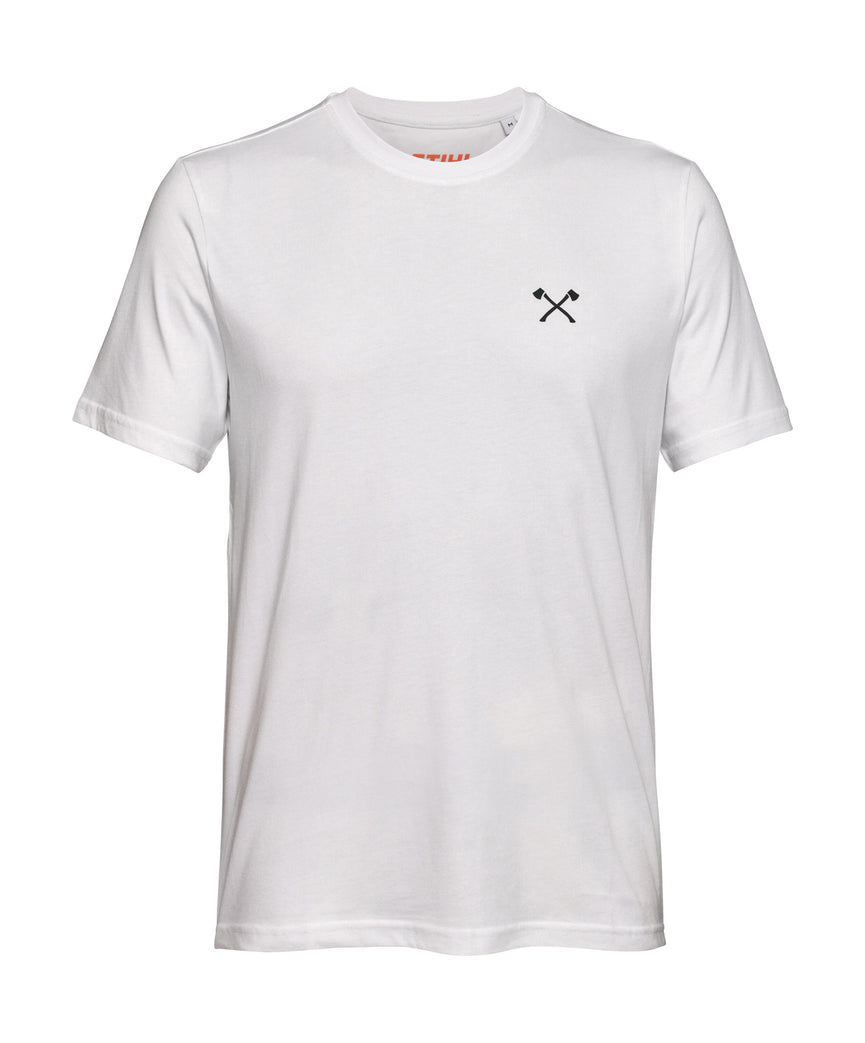 T-Shirt Gr. L TIMBERSPORTS® AXE WHITE