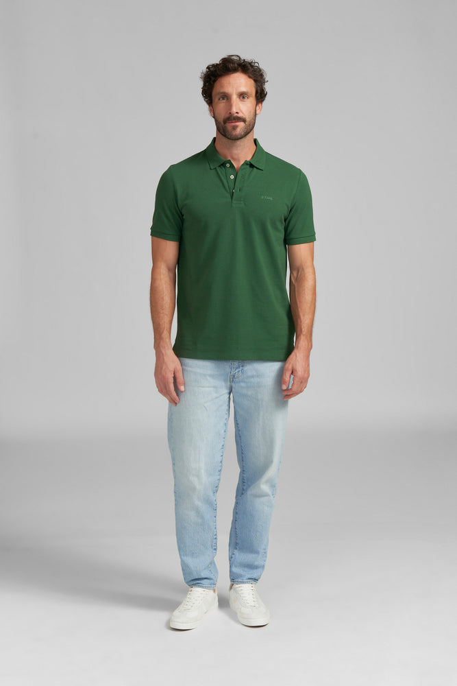 Poloshirt Gr. L BASIC GREEN
