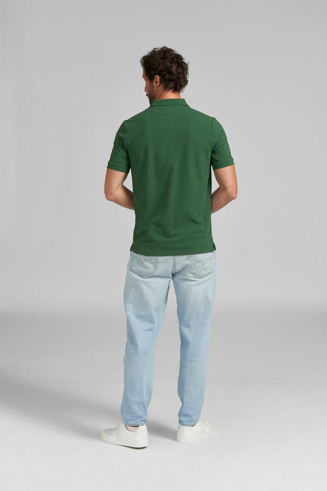 Poloshirt Gr. L BASIC GREEN