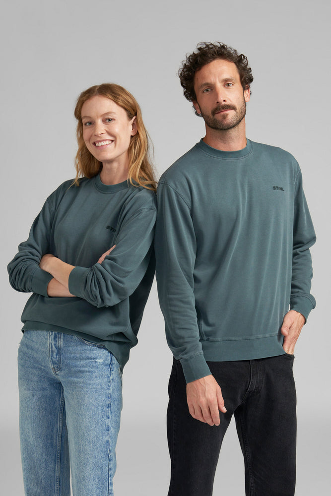 Sweatshirt Gr. XL PIGMENT DYE PETROL