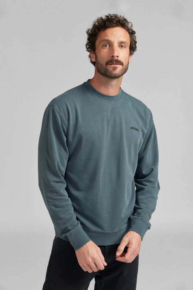 Sweatshirt Gr. XL PIGMENT DYE PETROL