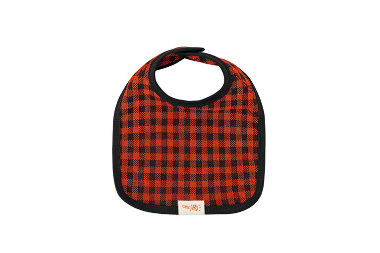 Lätzchen BABY LUMBERJACK Rot/Schwarz