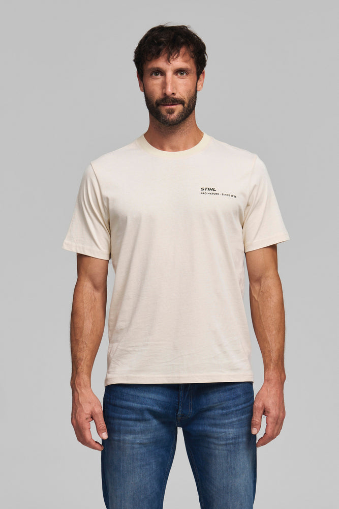 T-Shirt Gr. L TREE CIRCLE Beige