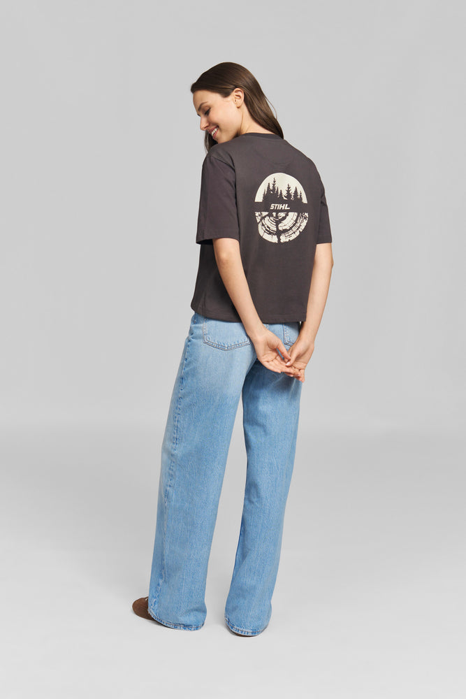 T-Shirt Gr. XL Damen TREE CIRCLE Grau