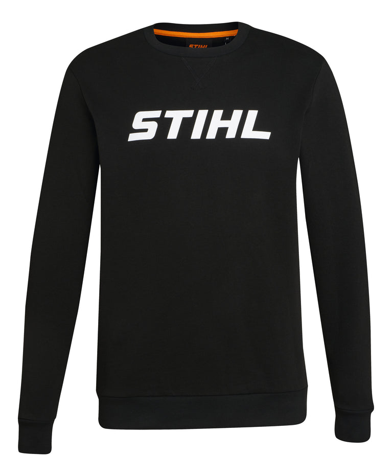 STIHL Sweatshirt LOGO WHITE schwarz, Gr. M