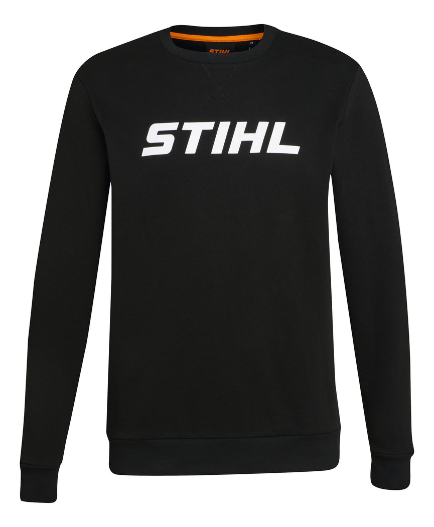 STIHL Sweatshirt LOGO WHITE schwarz, Gr. M