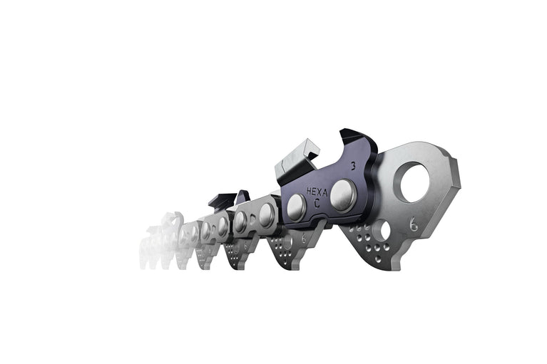 3/8", Rapid Hexa (RH), 1,6 mm, 56 Tg