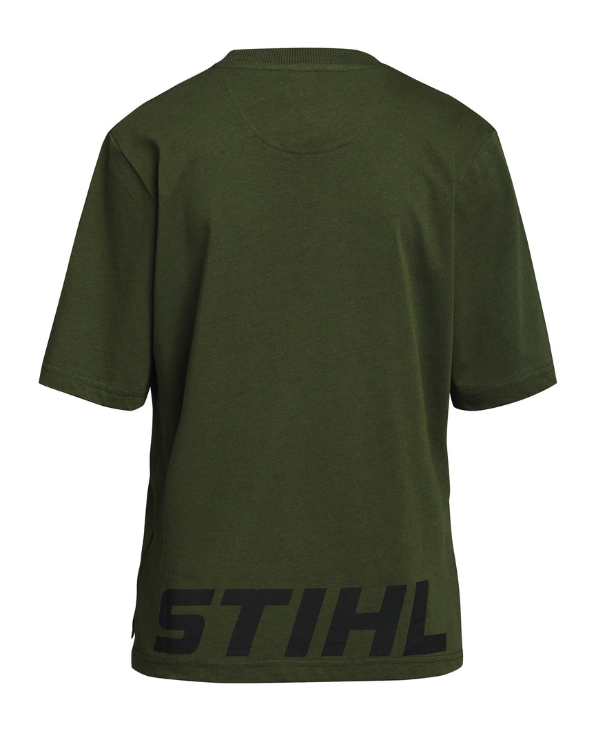 T-Shirt Gr. XL Damen LOGO BACK Grün