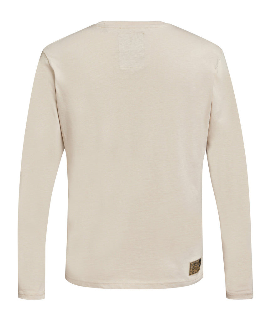 Langarmshirt Gr. XXL 1926 HERITAGE Beige / Grau
