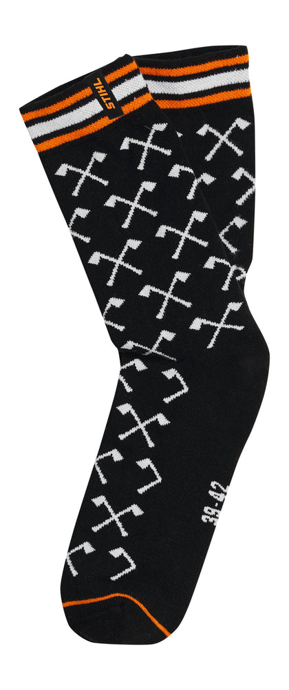 Socken Gr. 43-46 3er Set TIMBERSPORTS® Schwarz / Weiß
