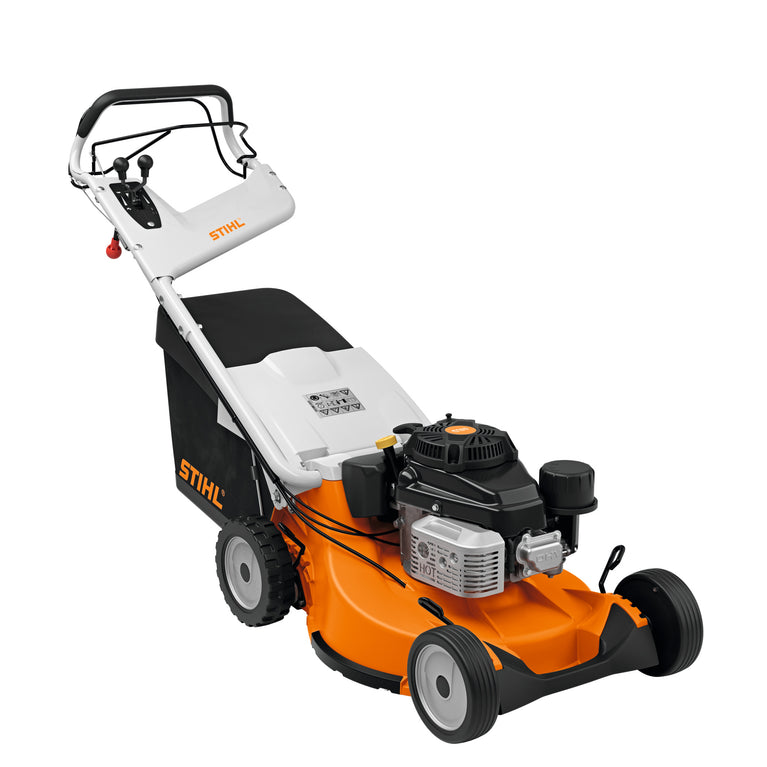 STIHL Benzin-Rasenmäher RM756 YS Hydrostatischer Radantrieb Messerkupplung Profi Rasenmäher