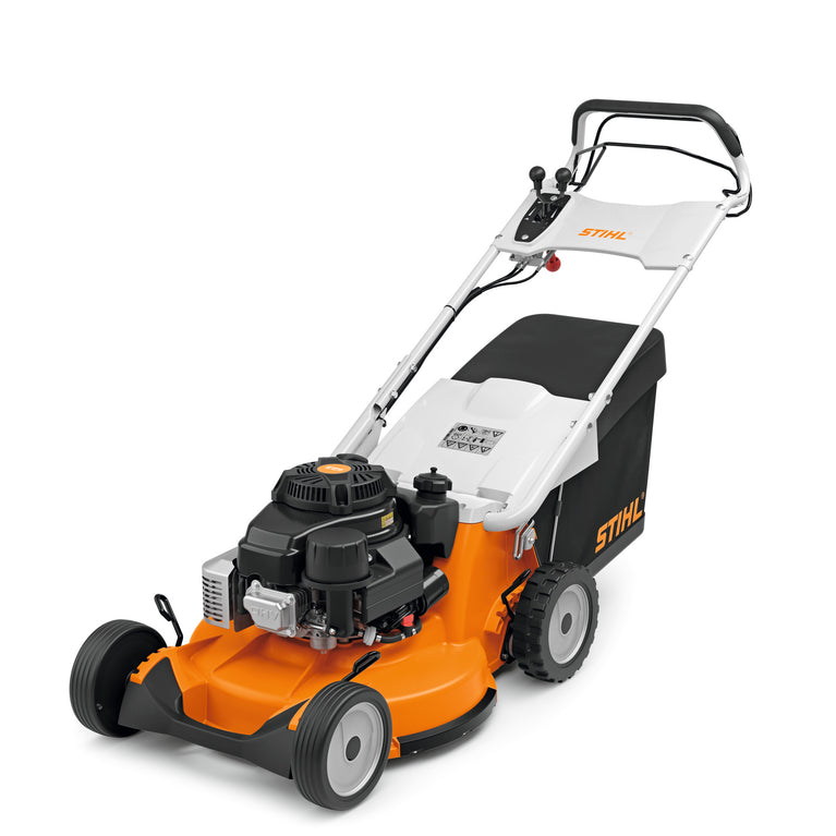 STIHL Benzin-Rasenmäher RM756 YS Hydrostatischer Radantrieb Messerkupplung Profi Rasenmäher