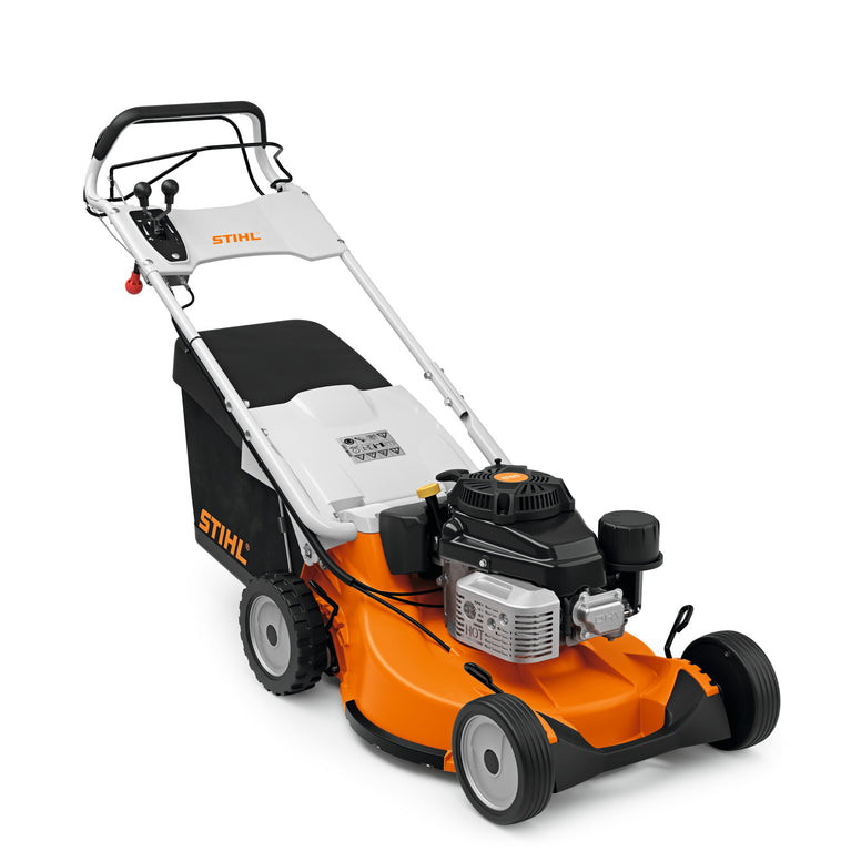 STIHL Benzin-Rasenmäher RM756 YS Hydrostatischer Radantrieb Messerkupplung Profi Rasenmäher