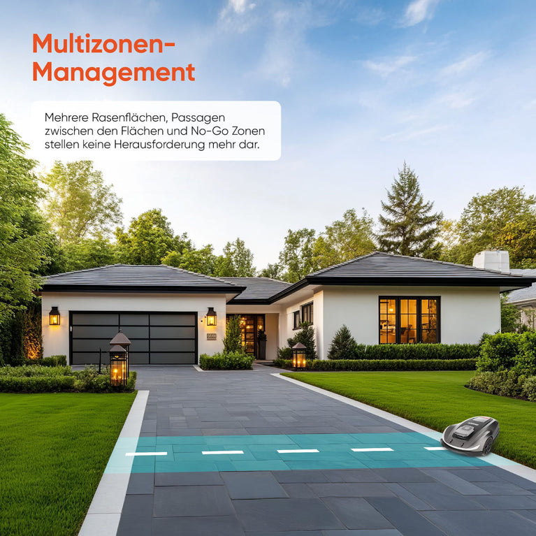 Sunseeker X7 Mähroboter - RTK bis 3000 m²