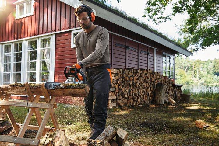 STIHL Benzin-Kettensäge MS212 35cm Schiene