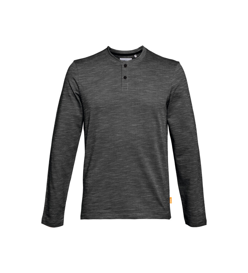 Langarmshirt Gr. XL HENLEY Grau