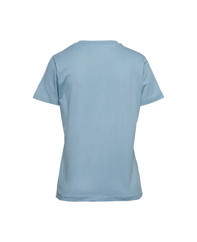 T-Shirt Gr. M Damen BASIC Blau