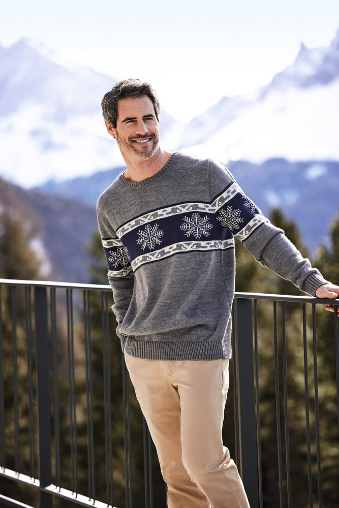 Pullover Gr. XXL WINTER SEASON 23 Blau/Grau