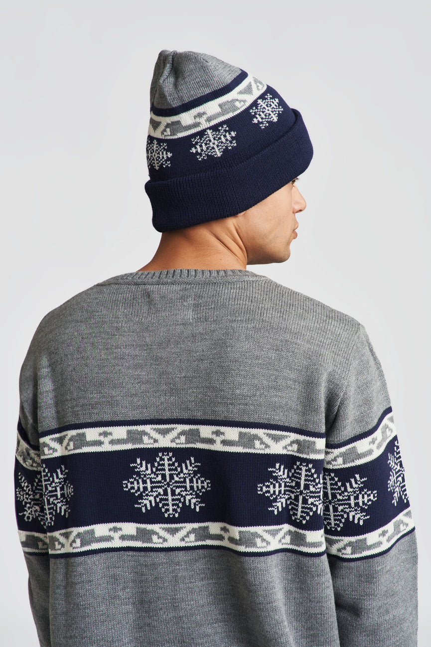 Beanie WINTER SEASON 23 Blau/Grau