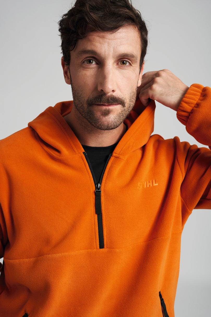 Hoodie Gr. XXL FLEECE Orange