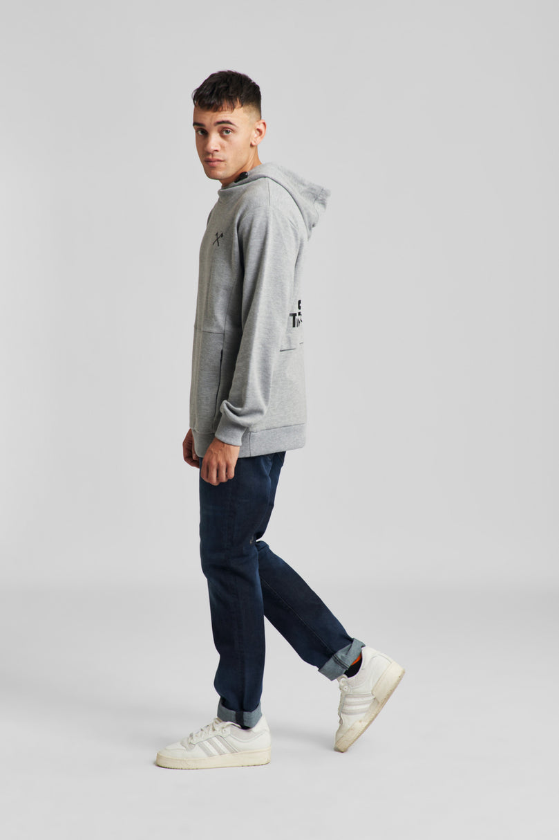 Hoodie Gr. M LOGO TIMBERSPORTS® Grau