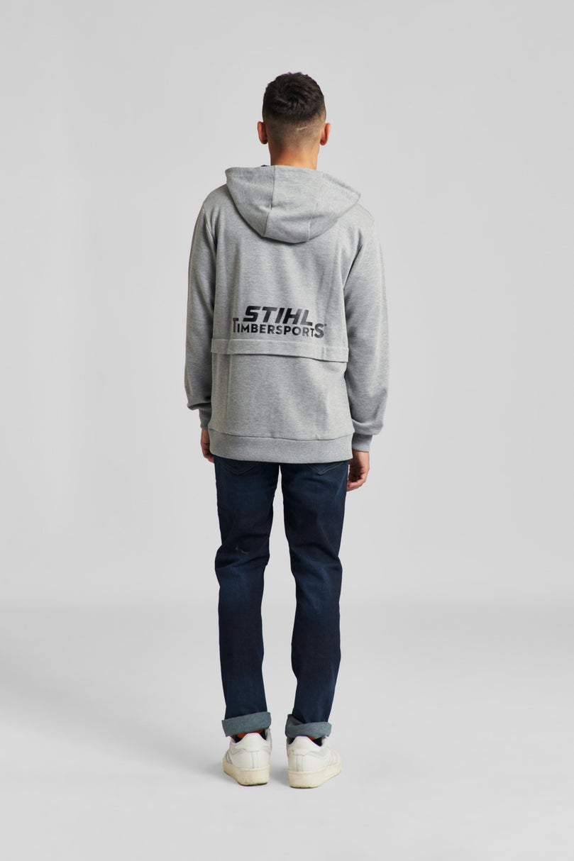 Hoodie Gr. L LOGO TIMBERSPORTS® Grau