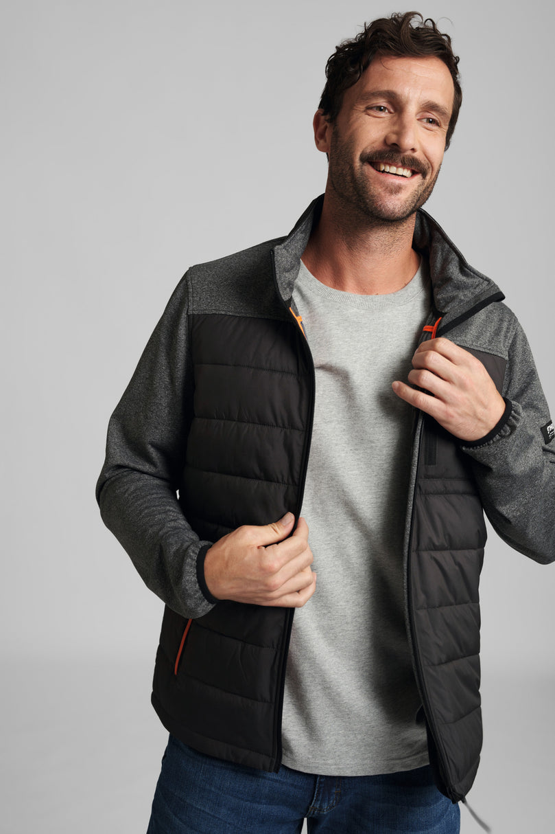 Jacke Gr. M HYBRID Grau