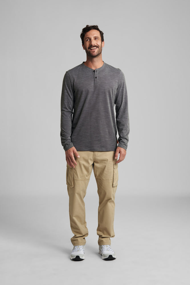 Langarmshirt Gr. XXXL HENLEY Grün