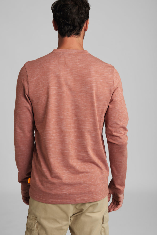 Langarmshirt Gr. M HENLEY Orange