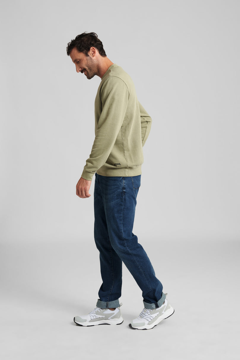 Sweatshirt Gr. S GARMENT DYE Grün