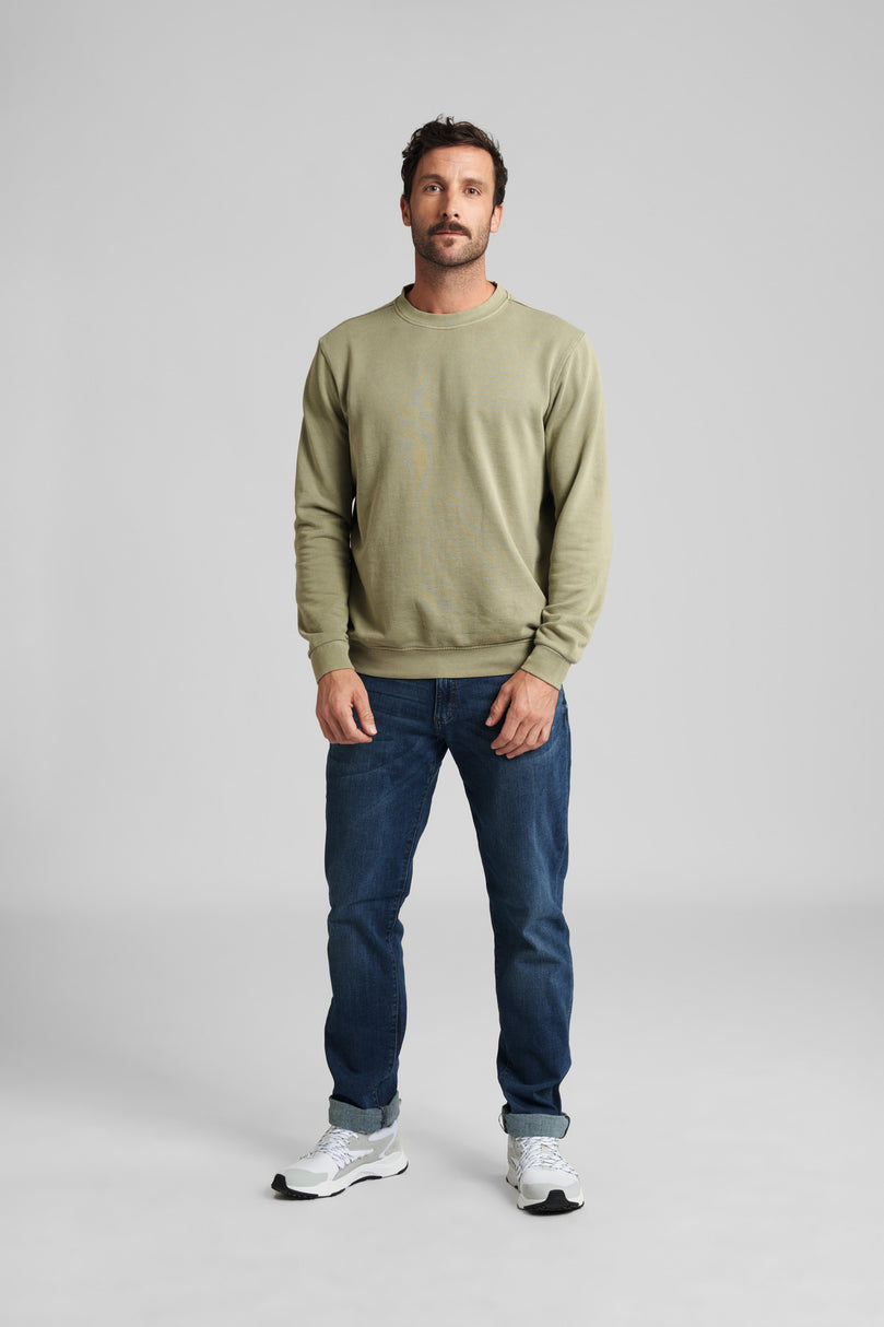 Sweatshirt Gr. XXL GARMENT DYE Grün