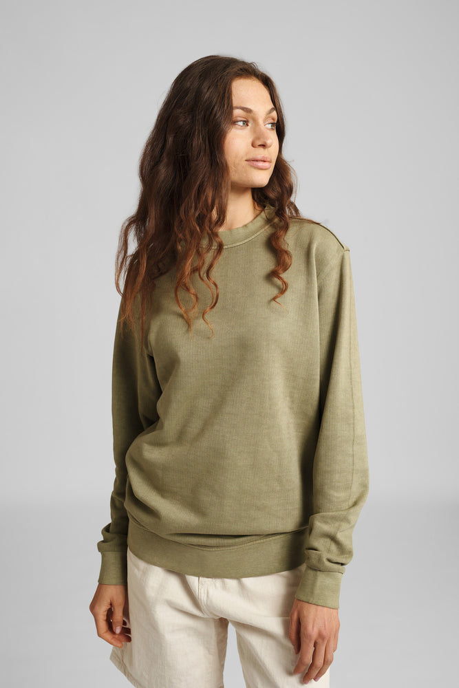 Sweatshirt Gr. S GARMENT DYE Grün