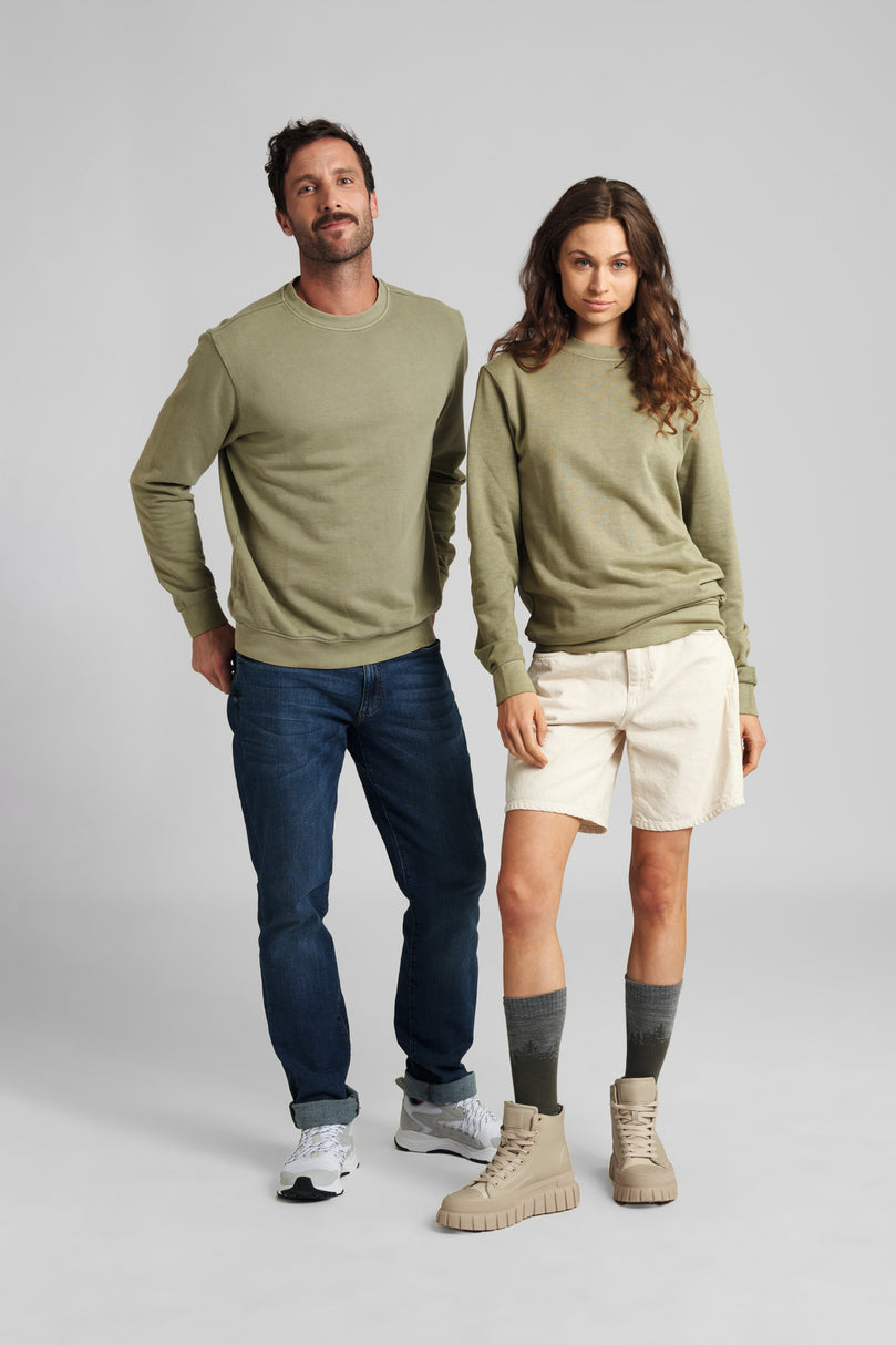 Sweatshirt Gr. S GARMENT DYE Grün