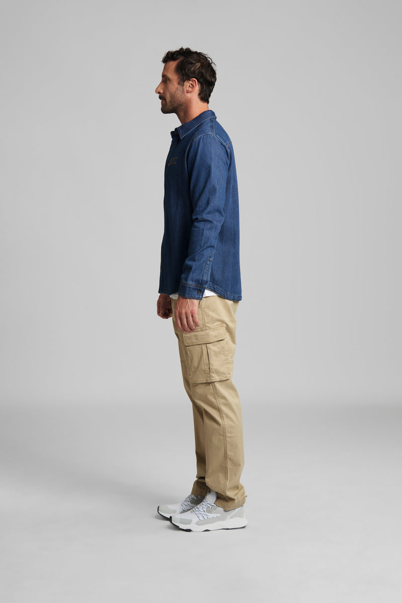 Hemd Gr. M DENIM CONTRA Blau