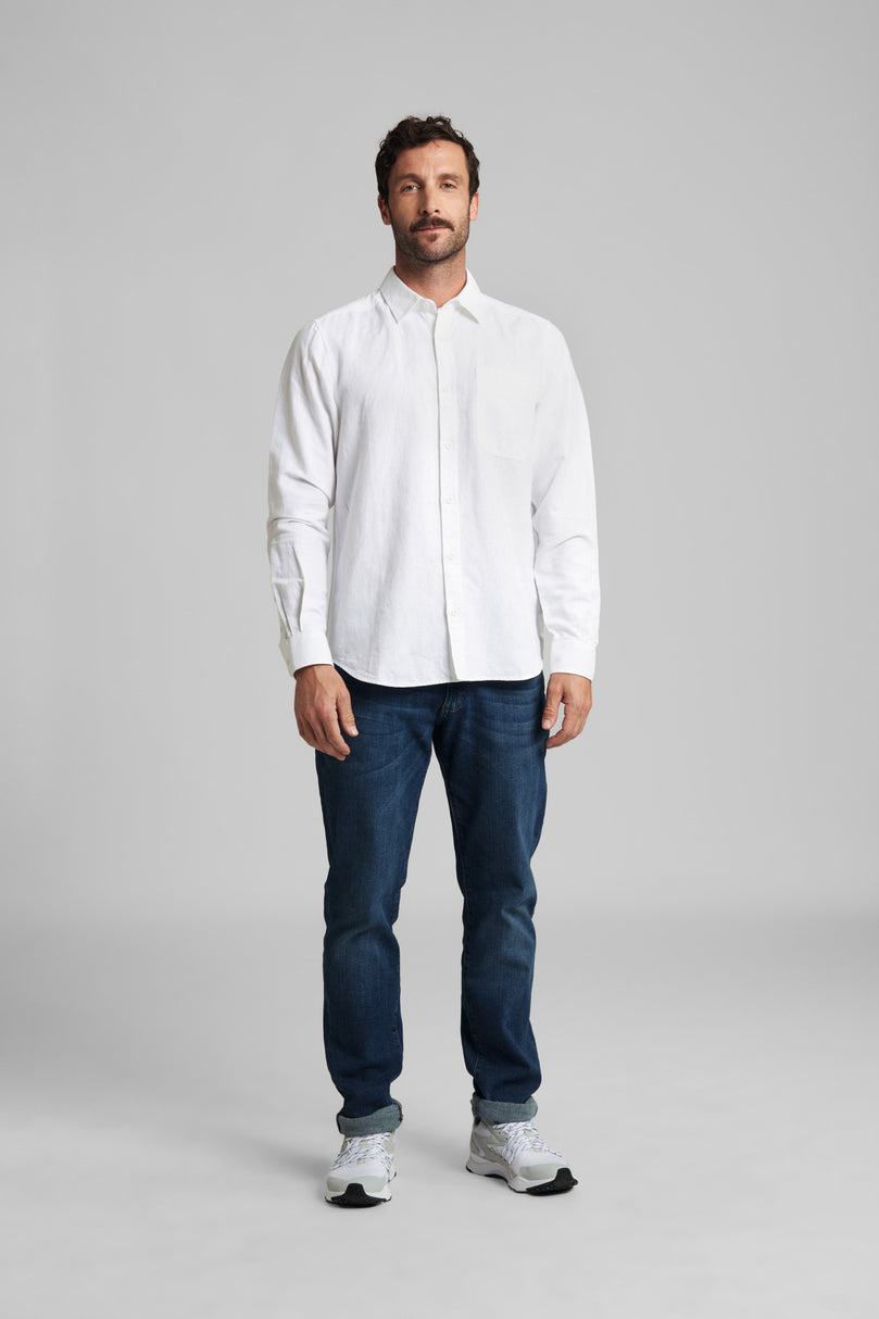 Hemd Gr. XXL LINEN Weiß