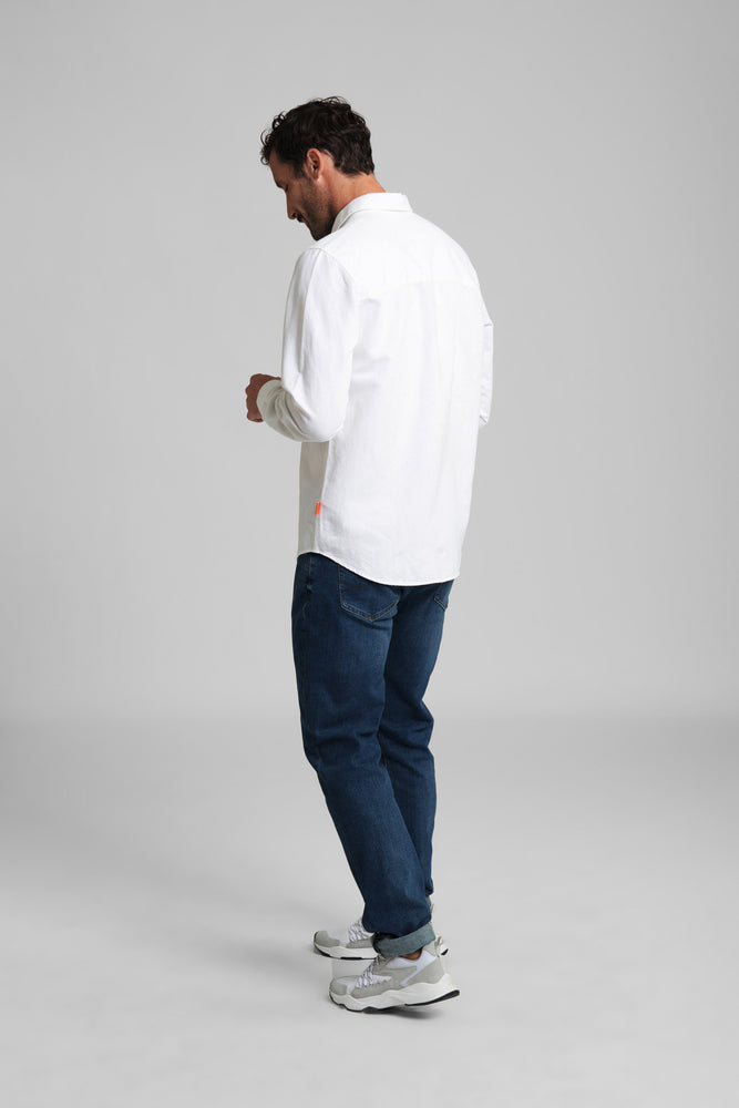 Hemd Gr. XXL LINEN Weiß