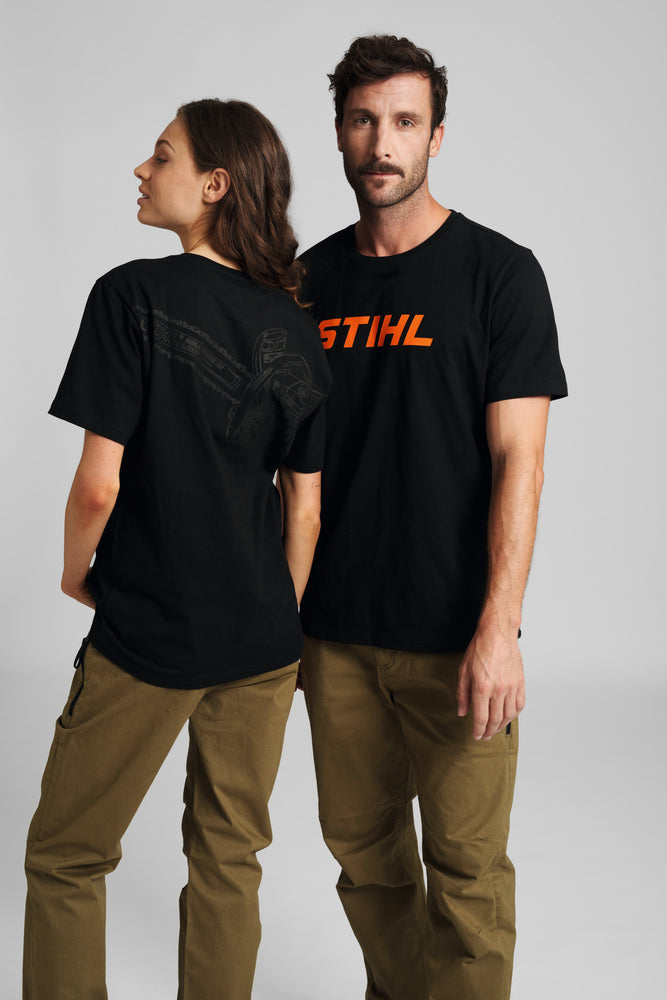 T-Shirt Gr. L MS 500i BACK Schwarz