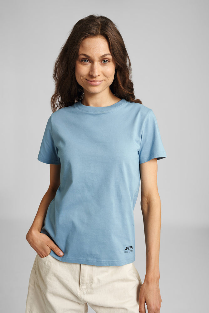 T-Shirt Gr. XL Damen BASIC Blau