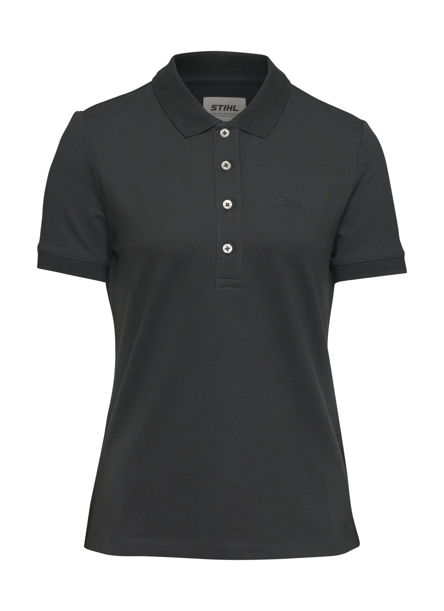 Poloshirt Gr. XL Damen BASIC GREY