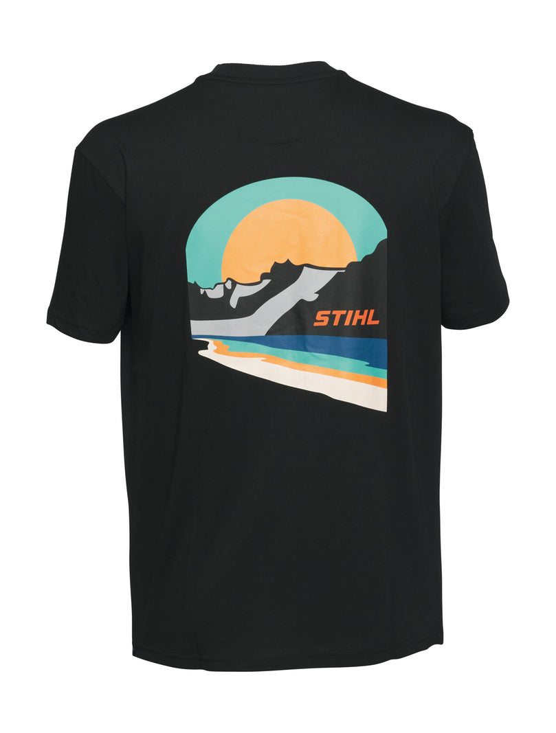 T-Shirt Gr. S SUNSET BLACK